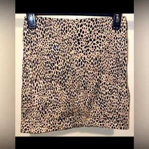 Brandy Melville Pheobe Leopard Cheatah Print Mini Skirt size XS - Made in Italy